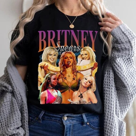 Teresa D Other - Britney Spears Memories Princess Of Pop Fan Music Retro Concert T-Shirt